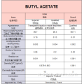 Độ tinh khiết 99,7% Butyl axetat Cas 123-86-4